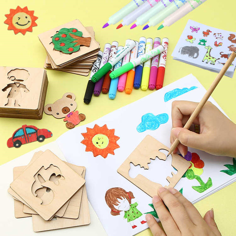 Wooden Drawing Sets