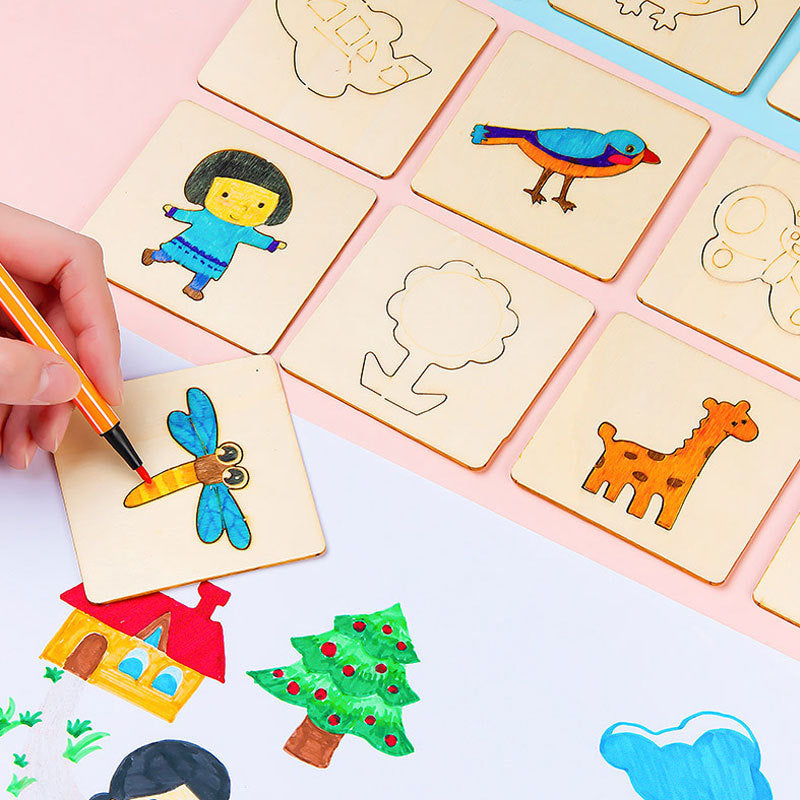 Wooden Drawing Sets