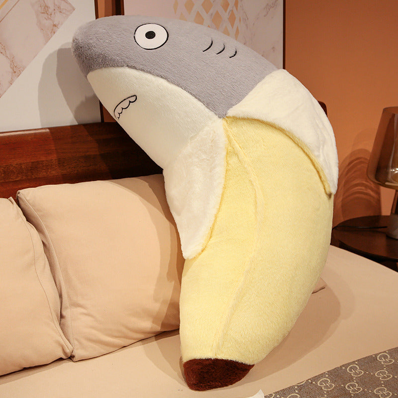 Shark Banana Pillow