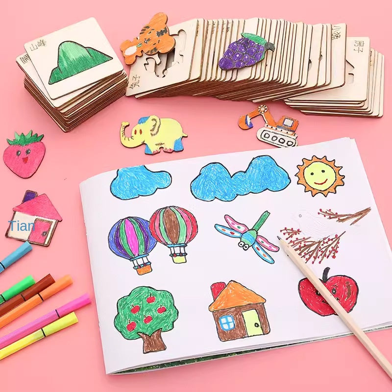 Wooden Drawing Sets
