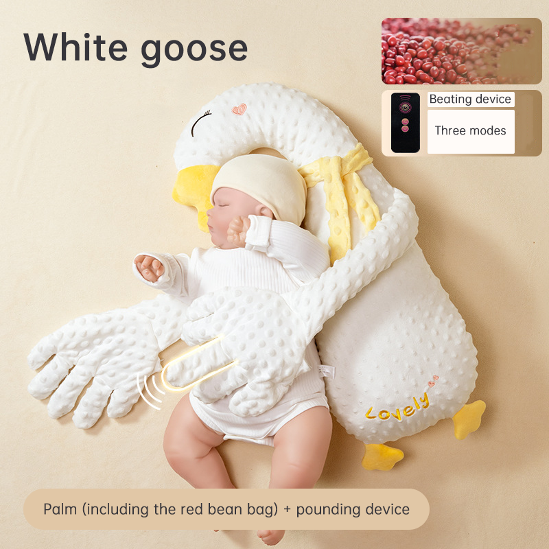 Babycare Soothing Sleep Aid: Anti-Moros Reflex Pillow and Patting Toy